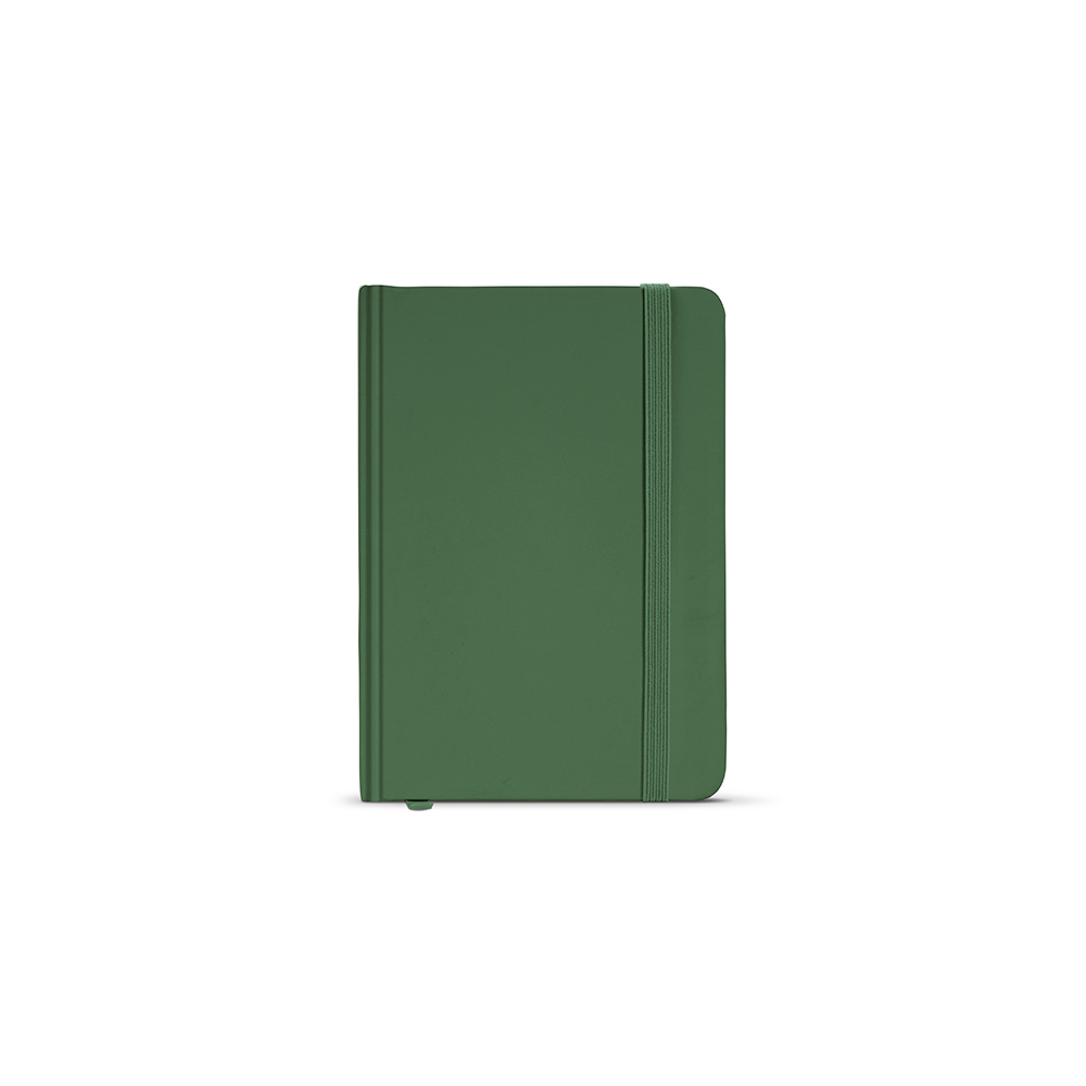 Carnet A6 rigide promotionnel Marquez Vert foncé